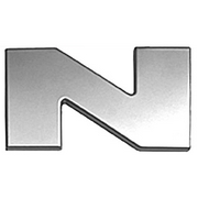 Буква "N" из названия "MAN" TGX (цвет под хром)